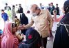 Prime Minister Muhammad Shehbaz Sharif visits free flour distribution points established under PM's Ramzan Package for deserving families