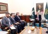 CEO of Barrick Reko Diq Mining Company, Mr. Mark Bristow along with a delegation calls on Prime Minister Muhammad Shehbaz Sharif