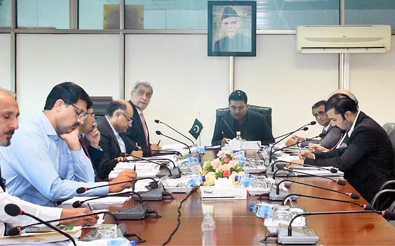 Federal Minister/Chairman Privatization Commission Abid Hussain Bhayo chaired Privatization Commission (PC) Board meeting