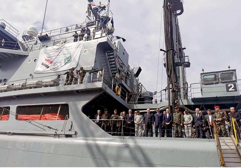 Pakistan Navy Ship carrying NDMA’s relief consignment for earthquake affectees in Syria reached at Latakia