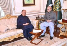 Leader of Opposition in the National Assembly, Raja Riaz calls on Prime Minister Muhammad Shehbaz Sharif