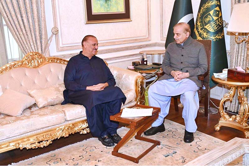 Leader of Opposition in the National Assembly, Raja Riaz calls on Prime Minister Muhammad Shehbaz Sharif
