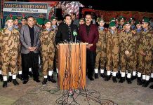 Speaker National Assembly Raja Pervez Ashraf addressing the iftar dinner ceremony at Pakistan Sweet Home