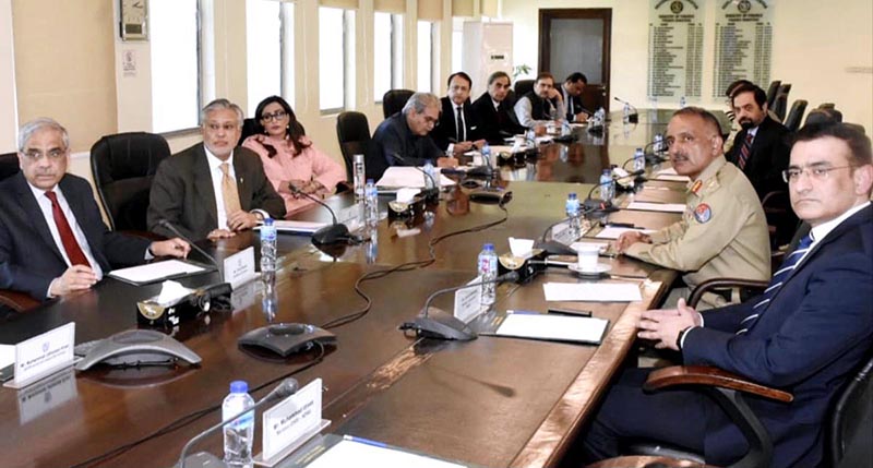 Federal Minister for Finance and Revenue, Senator Mohammad Ishaq Dar chaired a meeting on Pakistan’s assistance to Turkey & Syria earthquake victims and remodeling of National Disaster Management Authority (NDMA), at Finance Division