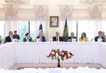 The Assistant Secretary for the Bureau of Energy Resources at the U.S Department of State, Mr. Geoffery pyatt along with a delegation calls on Prime Minister Muhammad Shehbaz Sharif