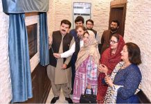 Chairman Senate, Muhammad Sadiq Sanjrani inaugurating The Education Parliamentarians Caucus Pakistan at c-block building Senate of Pakistan