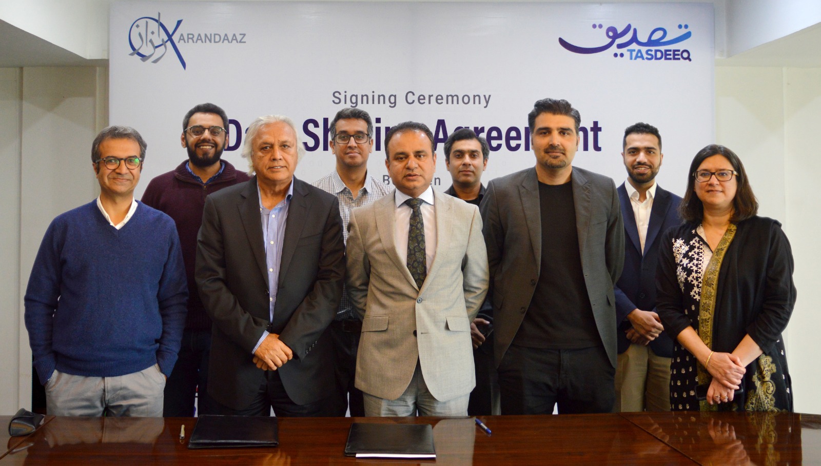 Karandaaz Pakistan signs data sharing agreement with TASDEEQ Credit Bureau