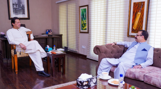 AJK PM meets Imran, calls for dialogue with all political stakeholders AJK PM meets Imran, calls for dialogue with all political stakeholders