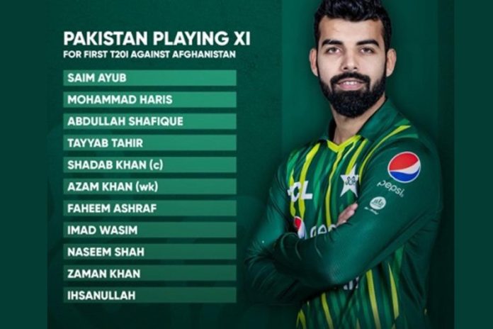 Four Pakistan players to debut in first Afghanistan T20I Four Pakistan players to debut in first Afghanistan T20I