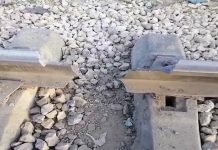 Train service suspended after explosion on railway track near Kotri
