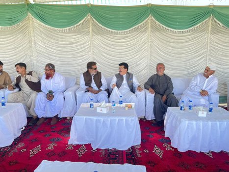 Sanjrani spends busy Eid day in Quetta