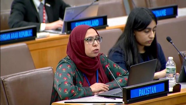 At UN, Pakistan calls for closing digital gap, combating disinformation