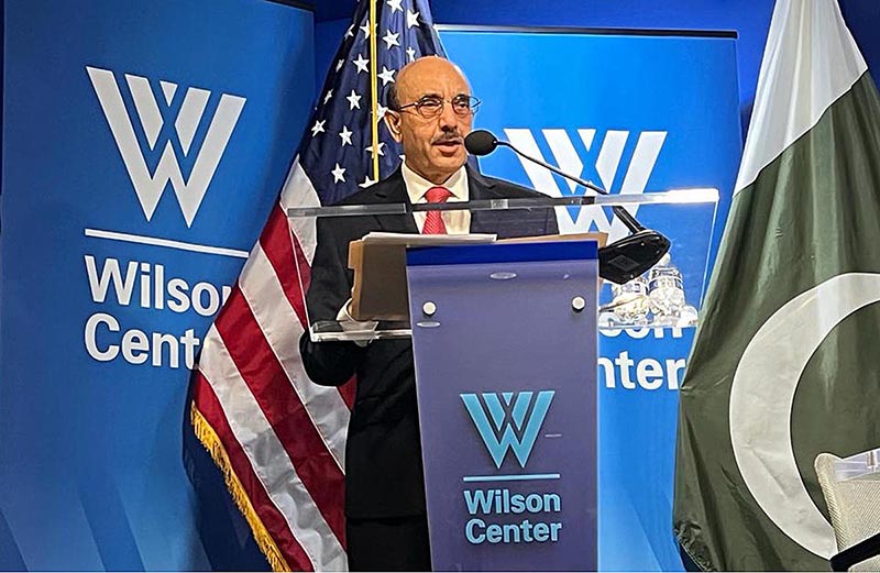 Ambassador Masood Khan speaking at Wilson Center on the future of Pak-US relations