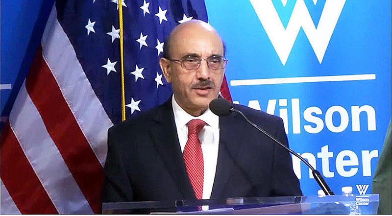 Ambassador Masood Khan speaking at Wilson Center on the future of Pak-US relations