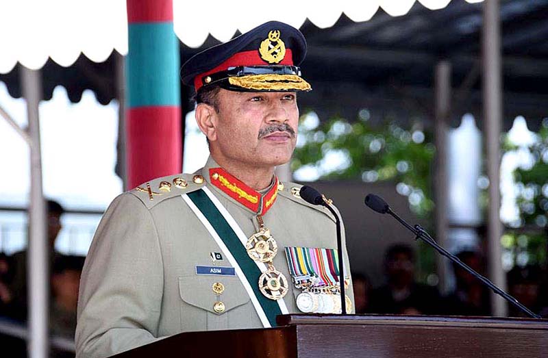 The COAS, General Syed Asim Munir, congratulated the passing out cadets and their parents on the successful completion of their training during 147th PMA Long Course, 13th Mujahid Course, 66th Integrated Course, 6th Basic Military Training Course and 21st Lady Cadet Course at Pakistan Military Academy (PMA)