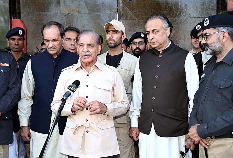 Prime Minister Muhammad Shehbaz Sharif visits Central Jail, Kot Lakhpat on the occassion of Eid ul Fitr