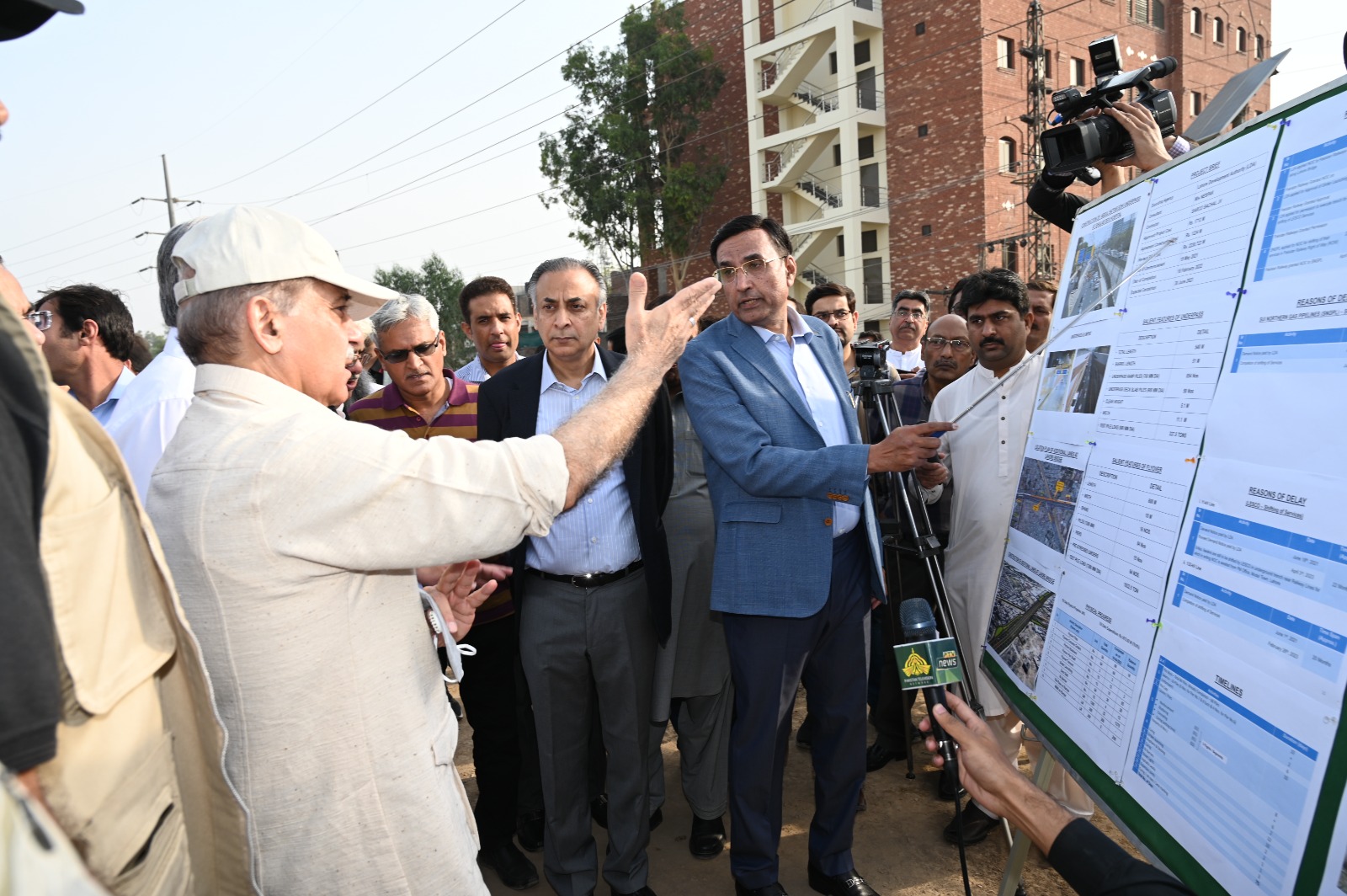 PM visits different development projects sites; directs speedy completion