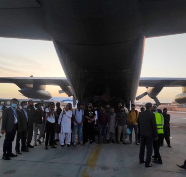 A batch of 97 Pakistanis from Sudan arrived Karachi 