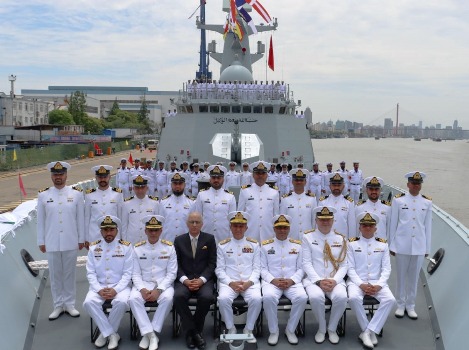 Commissioning ceremony of Advanced Frigates for PN held at China