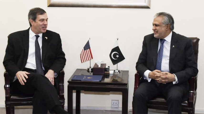 US envoy calls on Finance Minister; expresses confidence in Pakistan’s economic policies