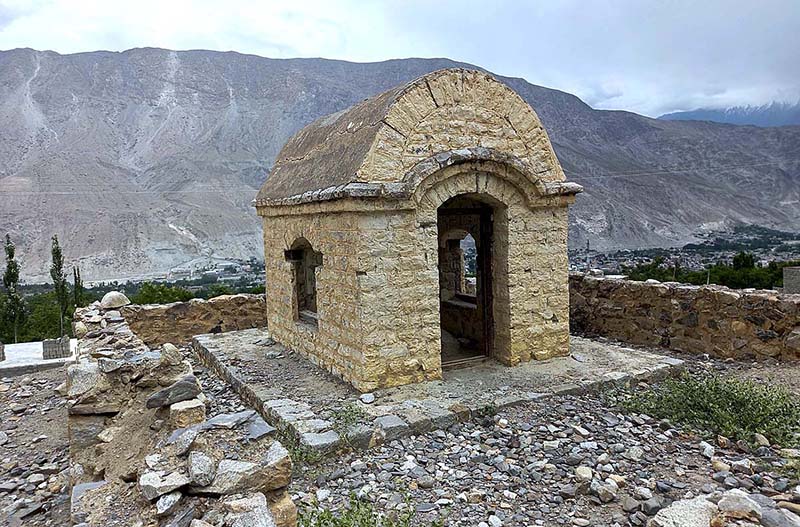 One of the ancient Tomb which is more than 100 years old "Ameer Ali Khan" the British Indian Political Agent of Gilgit Agency, born in Jhalandar India (1822) and died in 1907