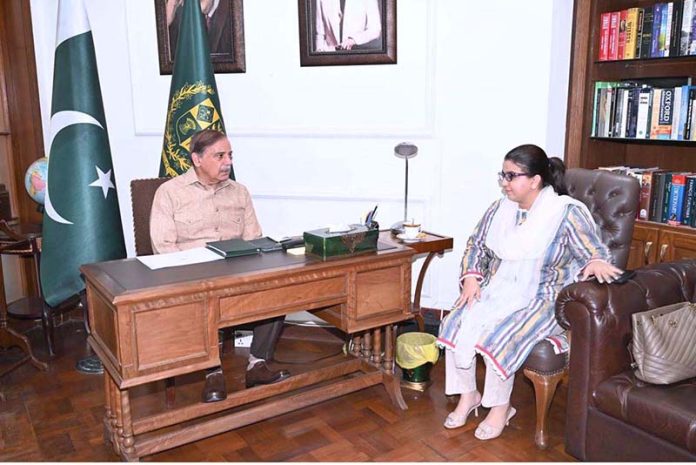 SAPM, Shaza Fatima Khawaja calls on Prime Minister Muhammad Shehbaz Sharif