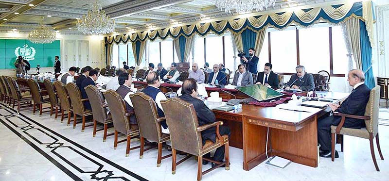 Prime Minister Muhammad Shehbaz Sharif chairs a meeting on development projects of Islamabad
