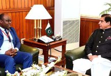 Member of the Parliament of Tanzania Dr. Joseph Kizito Mhagama called on Speaker National Assembly Raja Pervez Ashraf at Parliament House