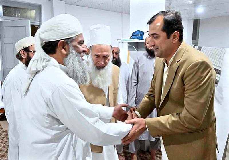Chief Minister Gilgit-Baltistan, Khalid Khurshid Khan attend the one day Islamic congregation, it is an essential part of the Tablighi Jamaat around the world as it plays a significant role on the lives of Muslims, and a huge number of people engage in Ijtima