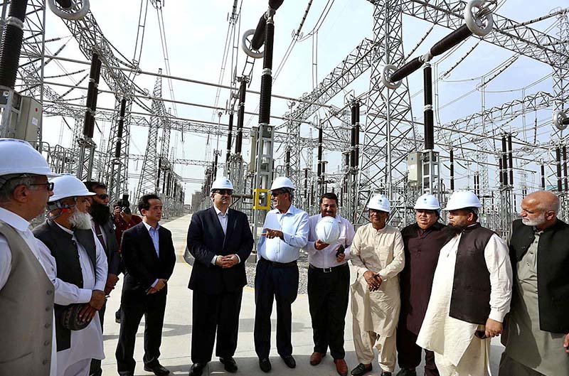 Federal Minister for Energy and Power Division, Engineer Khurram Dastagir Khan inaugurates 500 KV Quad Bundle Transmission Line SECL Thar Coal Block -1 (TCB-1) Matiari Converter Station (220 KM)
