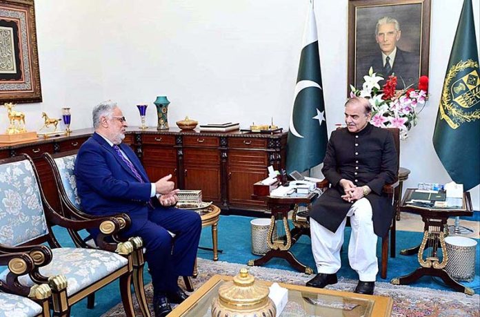 MNA Ghous Bux Khan Mahar calls on Prime Minister Muhammad Shehbaz Sharif