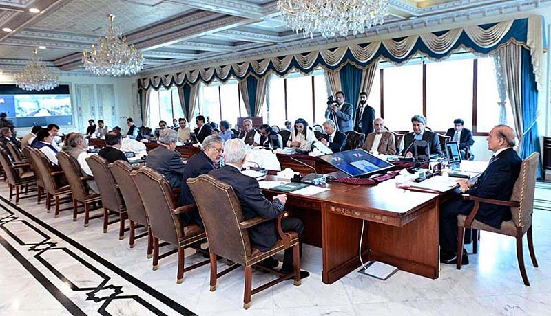 Prime Minister Muhammad Shehbaz Sharif chairs Federal Cabinet Meeting