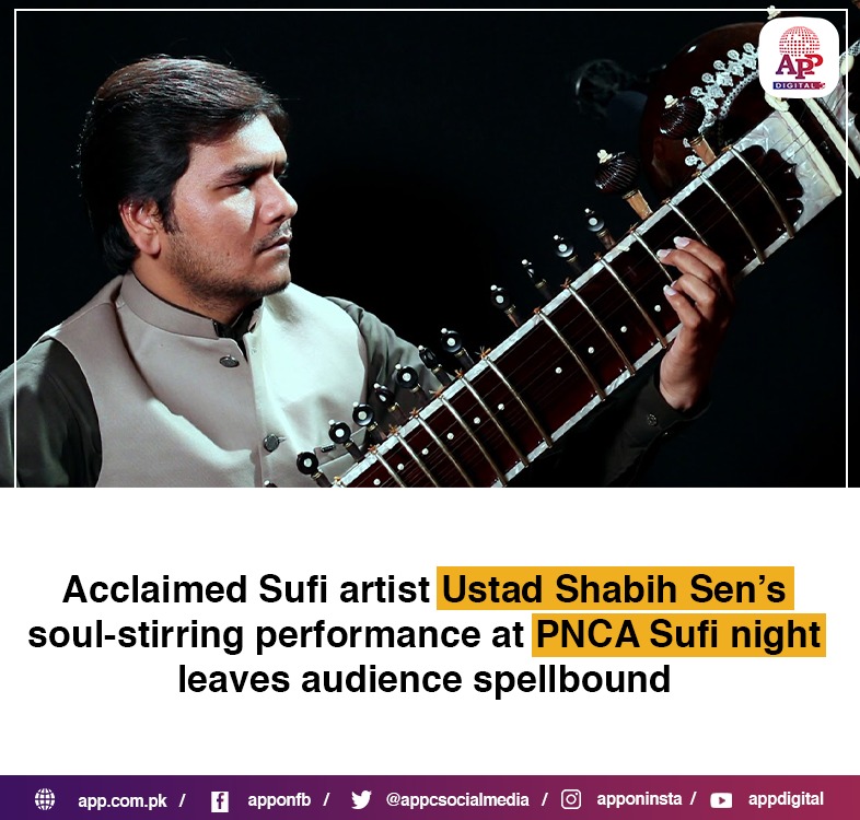 Ustad Shabih Sen’s soulful performance enthralls audience at PNCA