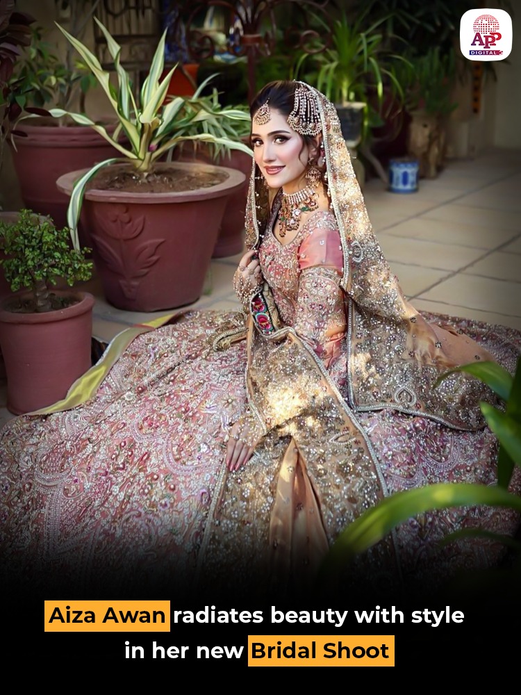 Aiza Awan radiates beauty with style in her new Bridal Shoot