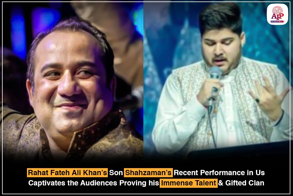 'Rahat Fateh Ali Khan’s' Son 'Shahzaman’s' Performance in Us Captivates the Audiences