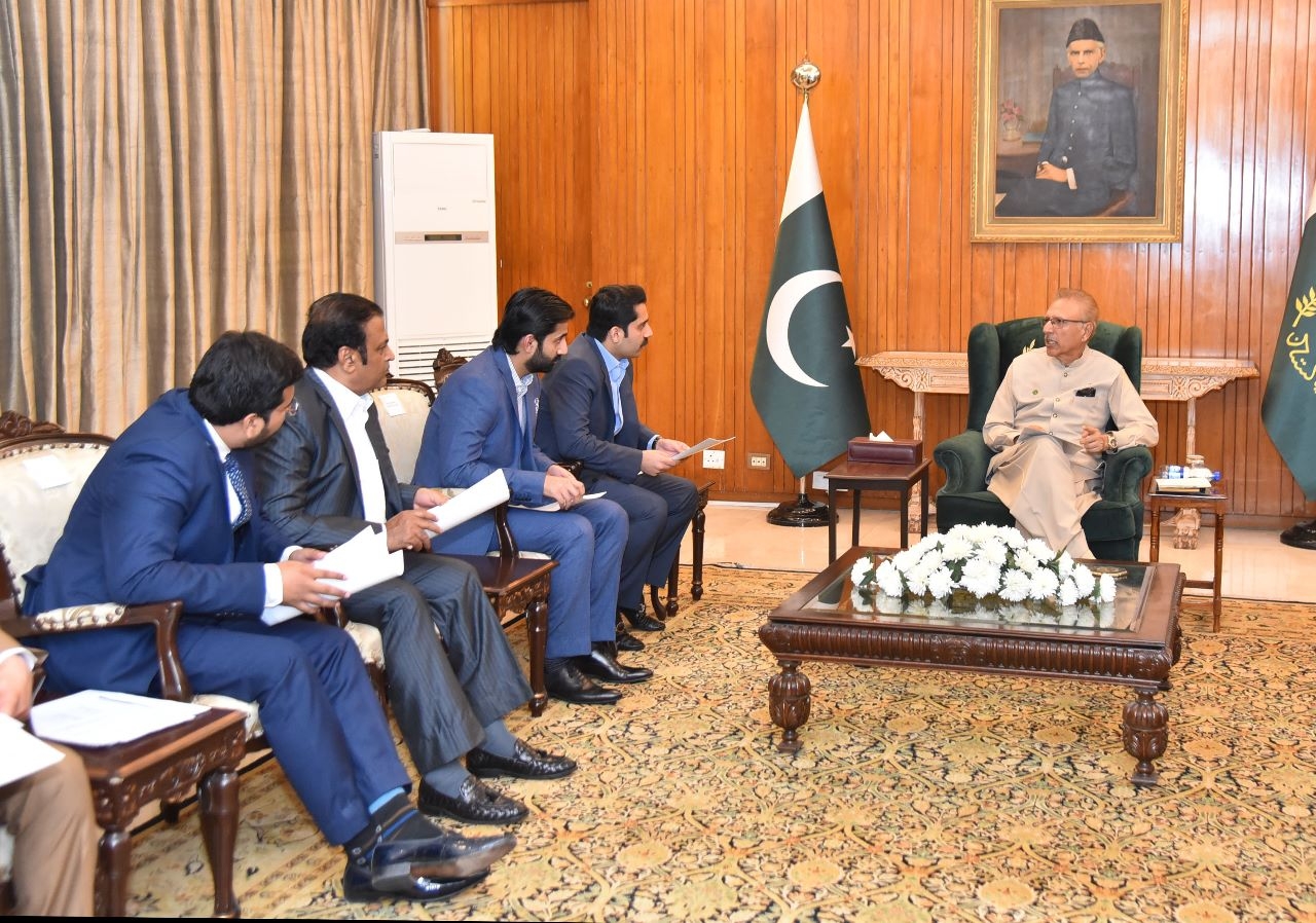 President Alvi for promoting environmentfriendly transportation