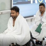 Pilgrims with disabilities leave Turaif for Jeddah