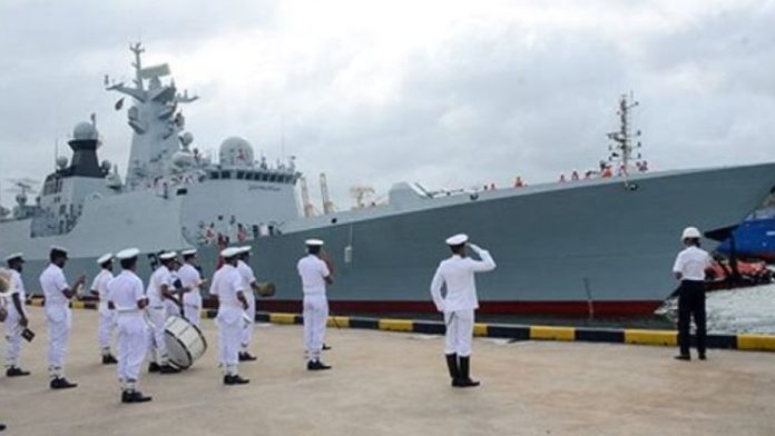 Pakistan Navy Ship Tippu Sultan visits Sri Lanka