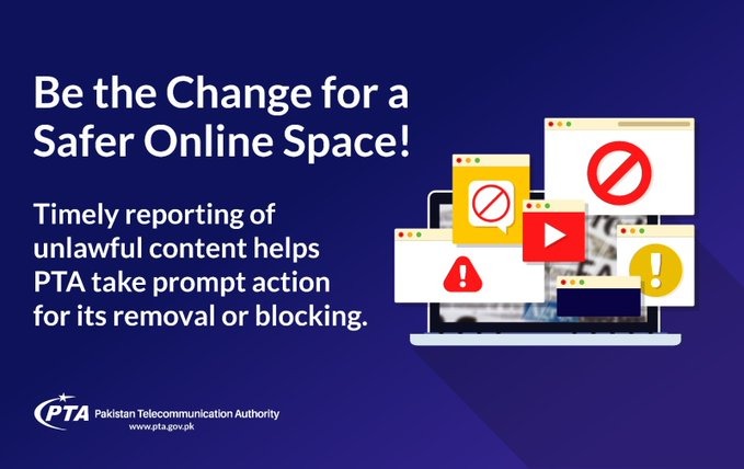 The role of timely reporting in combating unlawful Online Content :PTA
