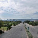 A beautiful view of clouds hovering over the skies of Federal Capital