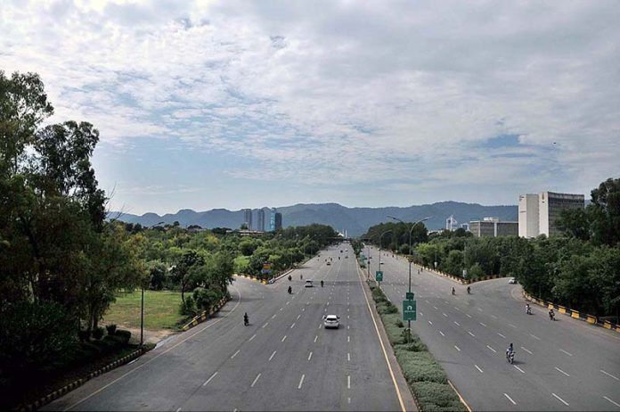 A beautiful view of clouds hovering over the skies of Federal Capital A beautiful view of clouds hovering over the skies of Federal Capital