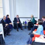 Prime Minister Muhammad Shehbaz Sharif meets President of the EU Commission Ursula Von Der Leyen on the sidelines of the New Global Financing Pact Summit