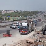 Newly constructed bridge near Gulberg on Expressway open for traffic during development work in the city