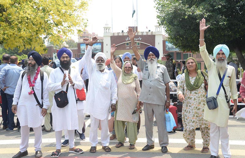 A delegation of Indian Sikh pilgrims are coming to Pakistan via Wagah borde to join the death anniversary of Maharaja Ranjeet Singh