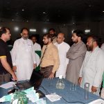 Director Hajj Lahore Iqrar Ahmed is visiting a Haji camp at Sargodha Road.