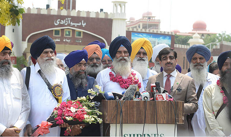 A delegation of Indian Sikh pilgrims are coming to Pakistan via Wagah borde to join the death anniversary of Maharaja Ranjeet Singh