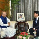 The outgoing Ambassador of the Republic of Korea, Suh Sangpyo, paid a farewell call on President Dr. Arif Alvi at Aiwan-e-Sadr