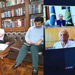 Prime Minister Muhammad Shehbaz Sharif chairing a meeting regarding reforms in PIA