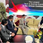 Federal Minister for IT and Telecommunication Syed Amin Ul Haque in a meeting with Secretary General Digital Cooperation Organization (DCO) Ms. Deemah Al-Yahya on the Sidelines of GITEX Africa Digital Summit