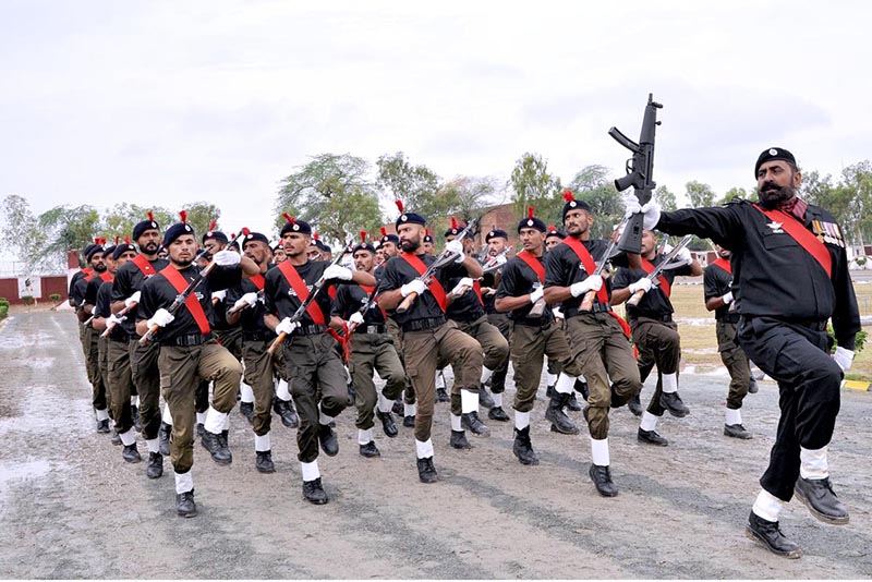 Police recruiters are showing their skills during 92th Police Passing out parade at Police Training School